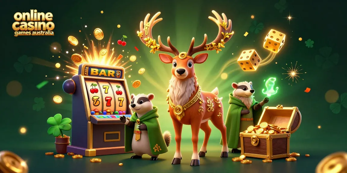 Engage with the top online casino games Australia featuring dynamic 3D characters and vibrant gaming elements.