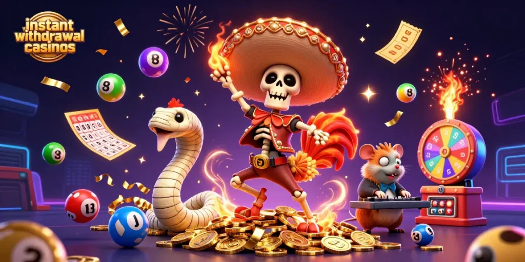 Experience winning thrills at instant withdrawal casinos with vibrant games and dynamic payouts.